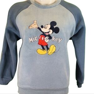 Disney Mickey Mouse Two-Tone Blue Sweater